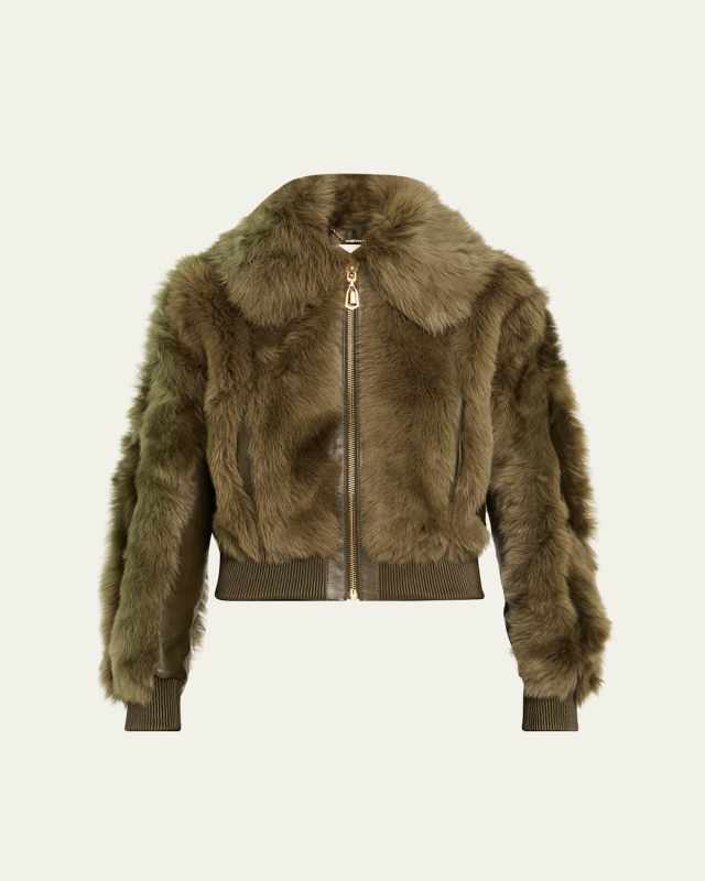 Hypnotic Shearling Bomber Jacket